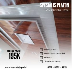 Jasa Pasang Plafon PVC Motiv di Pasuruan